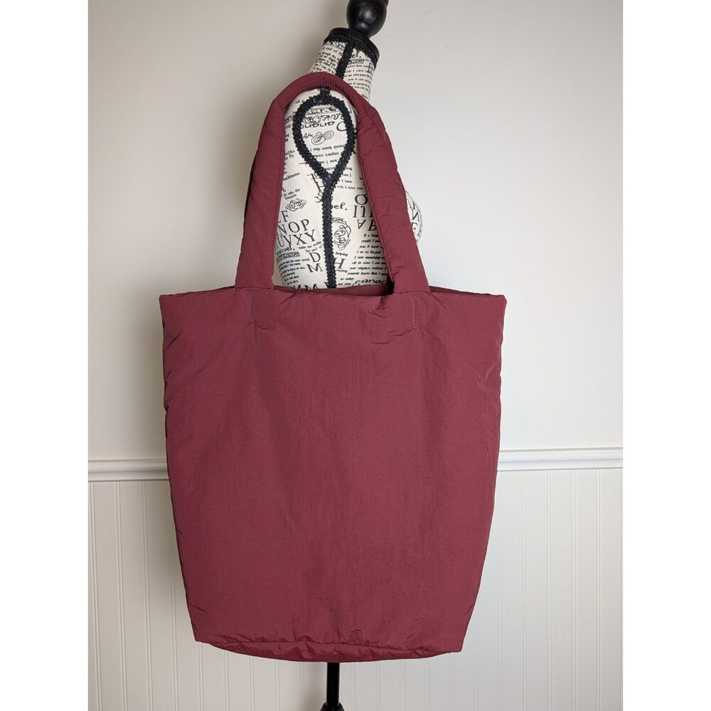 John Lewis ANYDAY Red Puffer Tote Bag Travel Shoulder Clean Beach Gym School